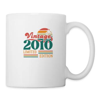 Jahrgang 2010 Limitierte Auflage - Tasse - Weiß - Rechts