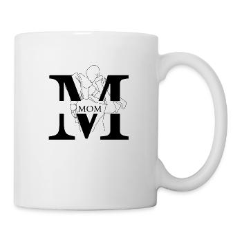 MOM Mama und Kind Liebe - Tasse - Weiß - Rechts