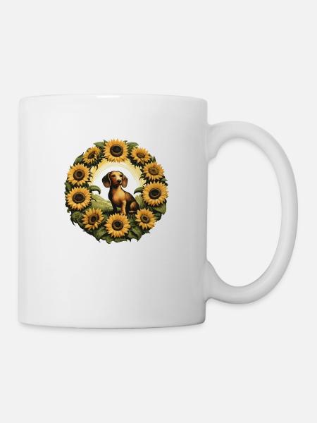 Dackel Hunderasse - Tasse - Weiß