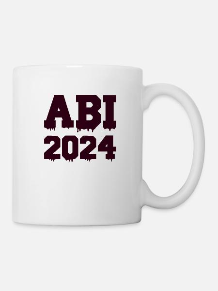 abi 2024 - Tasse - Weiß