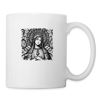 Jungfrau Maria Jesus Bibel christliche Religion christlich - Tasse - Weiß - Rechts