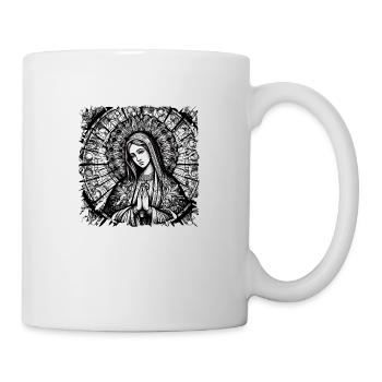 Jungfrau Maria Jesus Bibel christliche Religion christlich - Tasse - Weiß - Rechts