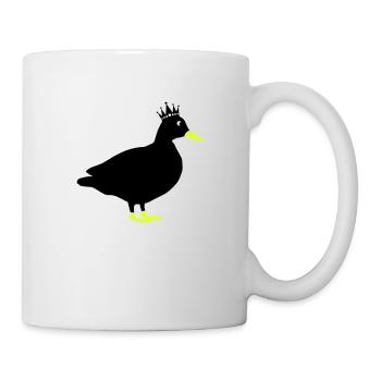 ente comic king - Tasse - Weiß - Rechts