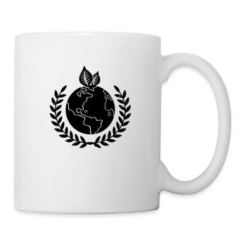 erde kranz - Tasse - Weiß - Rechts