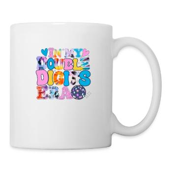 In My Double Digits Era Funny 10th Birthday Girl - Mug - white - Right