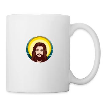 Ich sag Papa Lustiges Jesus Meme Gott Religiös - Tasse - Weiß - Rechts