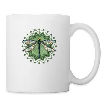 Libellule - Mug blanc - blanc - Droite