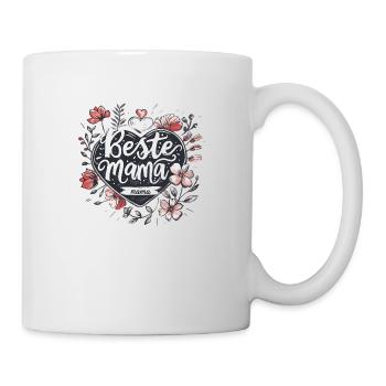 Beste Mama Muttertag - Tasse - Weiß - Rechts