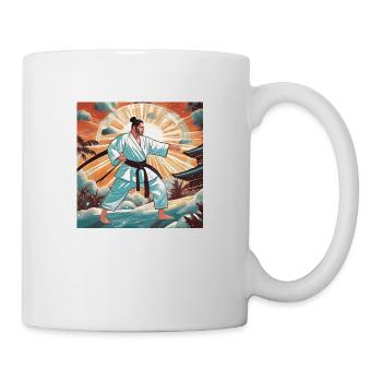 Oi Tsuki. Karate. - Mug - white - Right