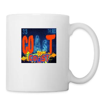 COAST TO COAST - Mug blanc - blanc - Droite