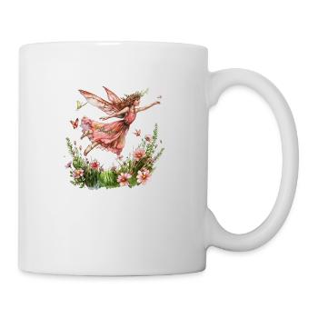 Fantaisie Fée Magie Conte de Fées Fille Nature Été - Mug blanc - blanc - Droite