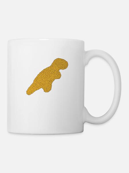 Dinosaurier Nugget - Tasse - Weiß