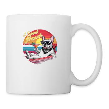 Relaxed French Bulldog - Mug - white - Right