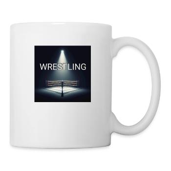 Wrestling / Pro Wrestling Ring - Mug blanc - blanc - Droite