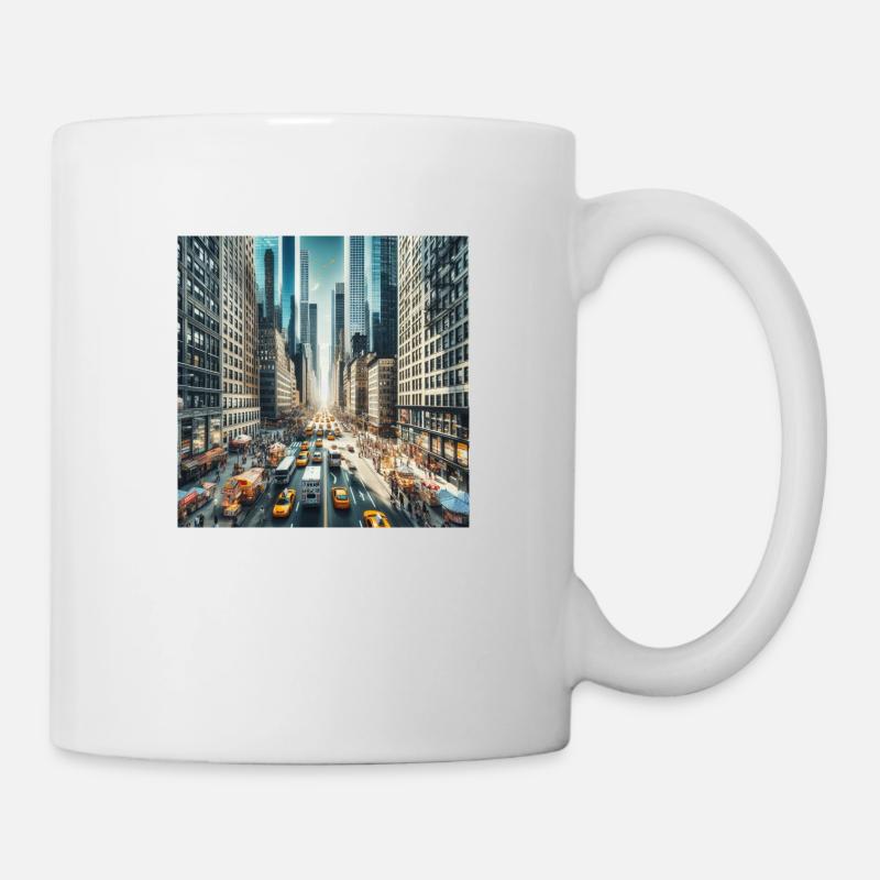 rue de new york - Mug blanc - blanc
