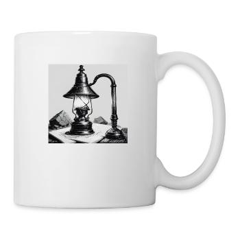 Lampe de mineur Passion - Mug blanc - blanc - Droite