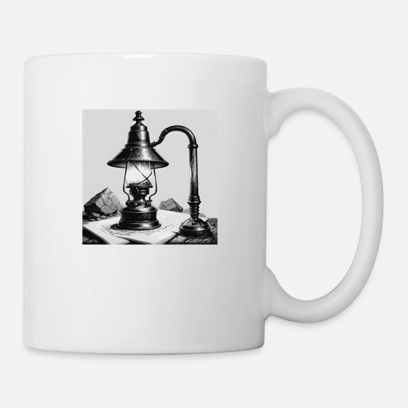 Lampe de mineur Passion - Mug blanc - blanc