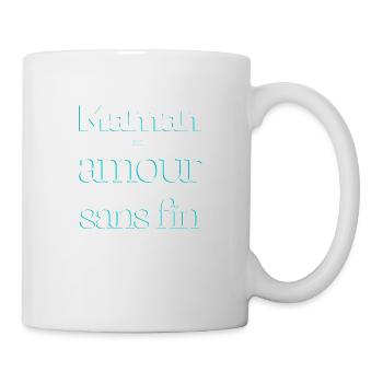 Mama = Unendliche Liebe - Tasse - Weiß - Rechts