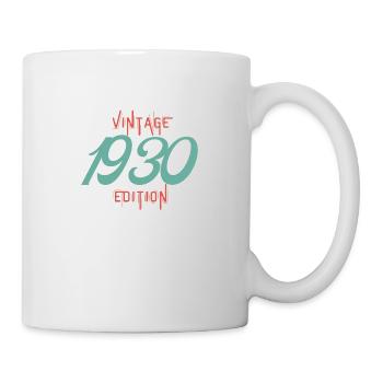 Vintage-Ausgabe aus den 1930er Jahren - Tasse - Weiß - Rechts