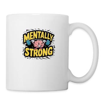 Mentally strong - well-being - Mug - white - Right