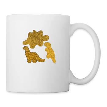 Dinonuggets united - Tasse - Weiß - Rechts