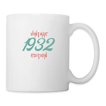 Jahrgang 1932 - Tasse - Weiß - Rechts