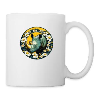Nashorn - Tasse - Weiß - Rechts