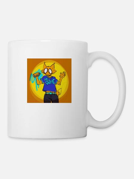 Fox Graffiti - Tasse - Weiß