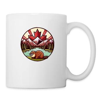 Kanada Bieber 3 - Tasse - Weiß - Rechts