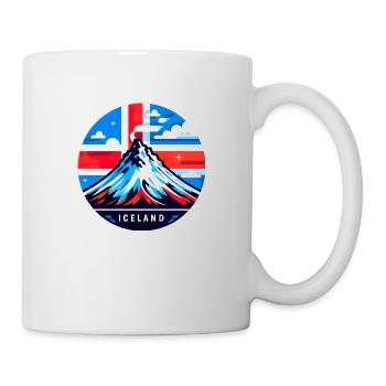 iceland Island 5 - Tasse - Weiß - Rechts