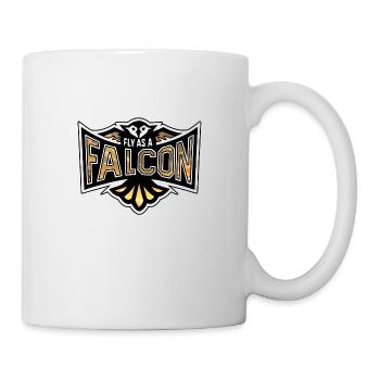 Fly As A Falcon - Golden Haze - Mug - white - Right