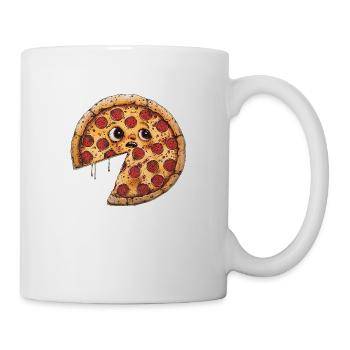 Pizza - Mug blanc - blanc - Droite