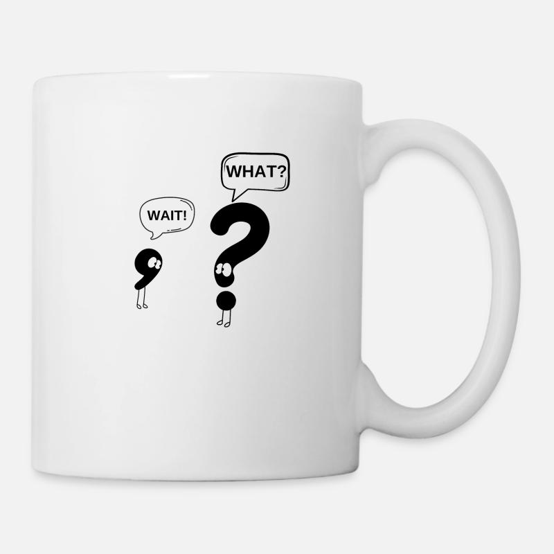 Moment, was? - Tasse - Weiß