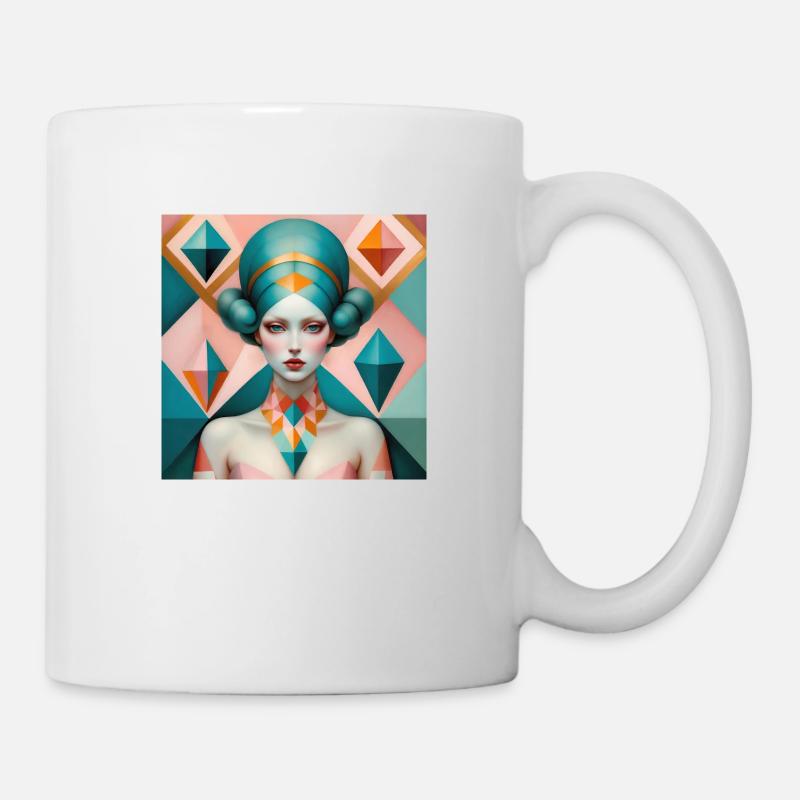 Celestia, Digitale Malerei - Tasse - Weiß