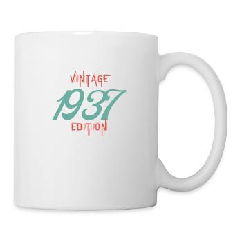 Jahrgang 1937 - Tasse - Weiß - Rechts