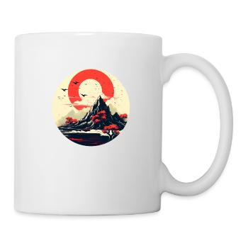 Ein Berg im Land der aufgehenden Sonne - Tasse - Weiß - Rechts