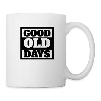 Le bon vieux temps - Mug blanc - blanc - Droite