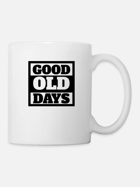 Le bon vieux temps - Mug blanc - blanc