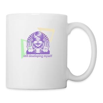 developing myself - Tasse - Weiß - Rechts
