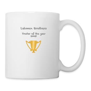 Lehman Brothers Trader of the year 2008 - Tasse - Weiß - Rechts