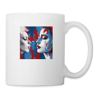 face to face - Mug - white - Right