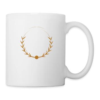 funny sayings graceful living embodying grace - Mug - white - Right