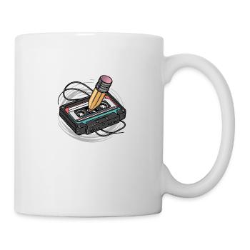 cassette - Mug blanc - blanc - Droite