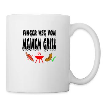Grillen - Tasse - Weiß - Rechts