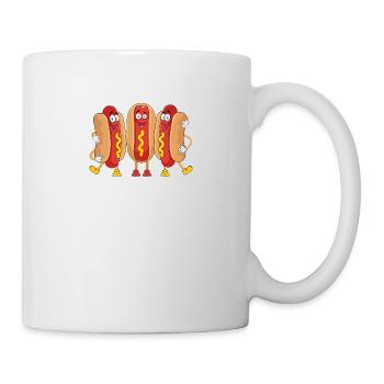 Hot Dog Squad Foodie Viennese Hotdogs - Mug - white - Right