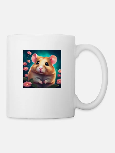 Hamster im Glück - Tasse - Weiß