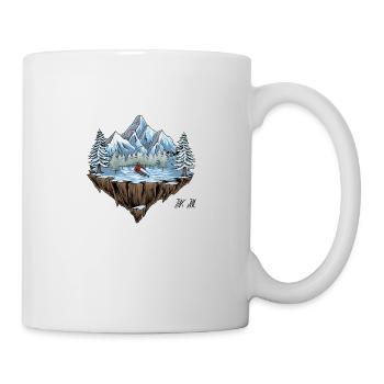Ski Mountain - Tasse - Weiß - Rechts