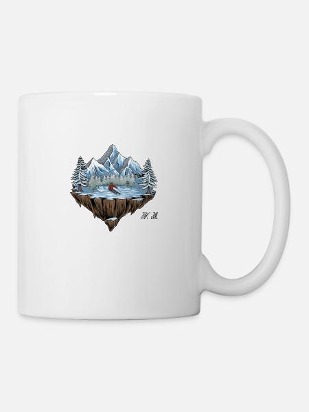 Ski Mountain - Tasse - Weiß