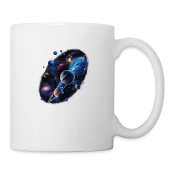 Astronomy is science and a hobby - Mug - white - Right