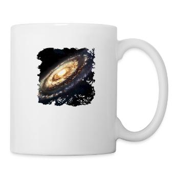 Des étoiles et des galaxies - Mug blanc - blanc - Droite
